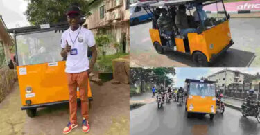 Meet James Samba: 20 years old who built the first-ever locally made electric vehicle in Sierra Leone