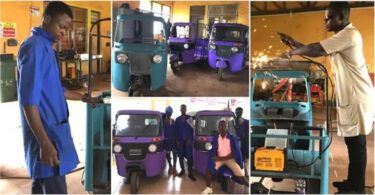 Bravo! Talented African Students Builds Keke From Scratch, Wows Many Online