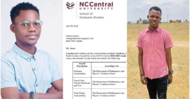 Nigerian first-class graduate about to lose scholarship begs for N2million to study abroad