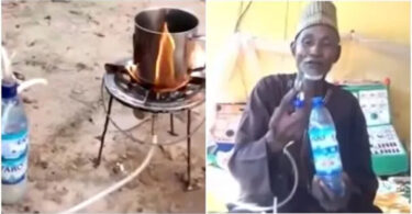 Nigerian man invents stove that cooks without gas or kerosene, only requires water (Video)