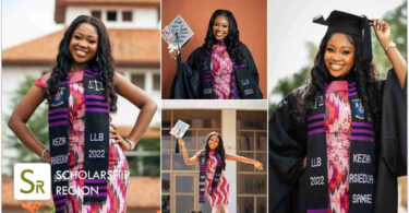 Young African Lady bags Bachelor’s degree in Law with second-class, celebrates accomplishment