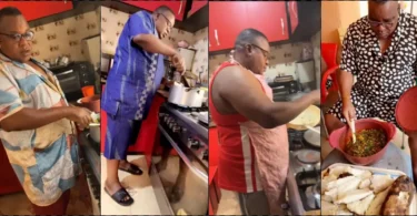 Lady gushes over her dad who loves to cook for the family
