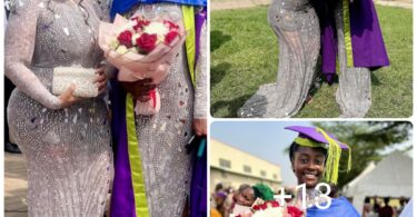 Biodun Okeowo’s heart swells with pride as her daughter graduates with 2.1 GPA from Mountain Top University (Photos)