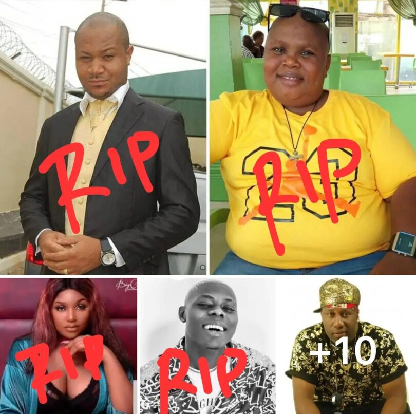 15 Nigerian Celebrities Who ddied Before The Age Of 40 Years, Number 11 did at 20 (Photos)