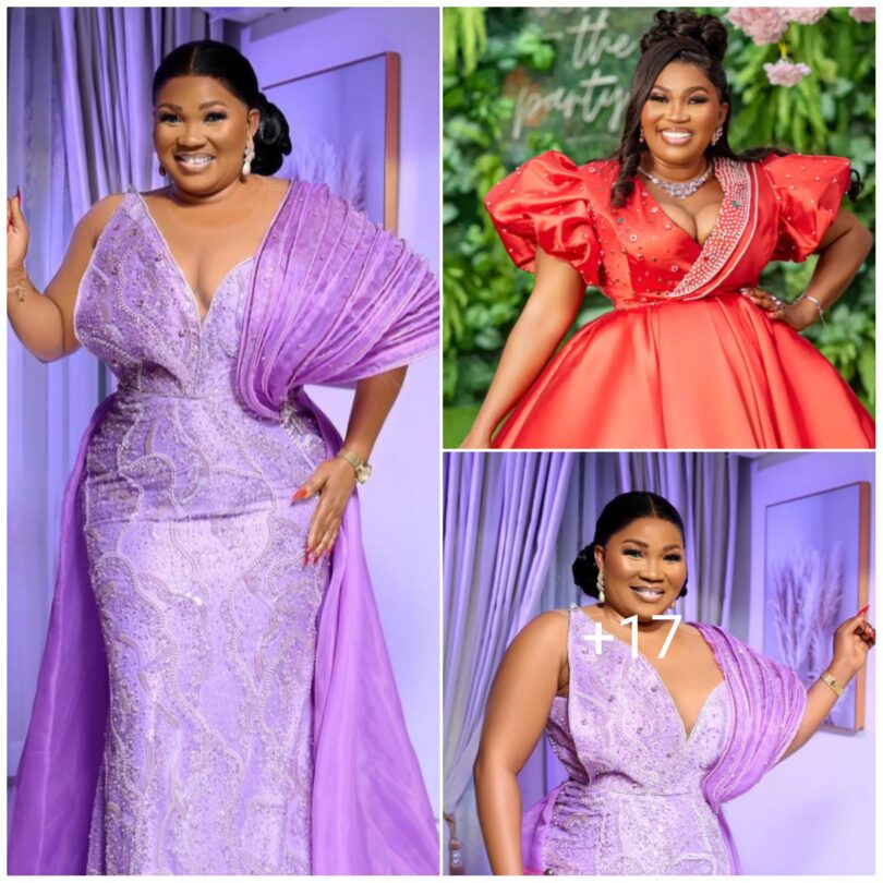 “Please drop a word of prayer for me”- Yewande Adekoya all smiles as she celebrates her birthday in grand style (Photos)