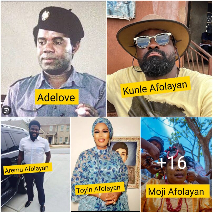 The Afolayans – The story of how Kunle, Aremu, Gabriel, Moji and Lola were able to continue the acting Legacy of their father and brother, Adeyemi “Adelove” Afolayan ‎