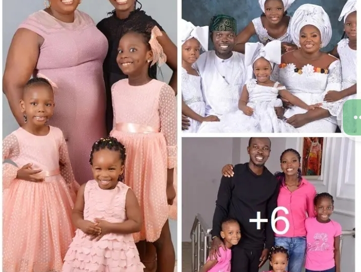 “Baba For The Girls Actor, Ijebu Celebrates His First Daughter’s Birthday With A Lovely Family Picture