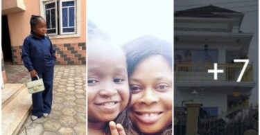 18-Years-old Nollywood Actress Ebube obio celebrate as she gives buys a new house (Photos)