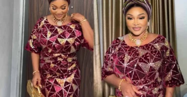 “One And Only Iyawo Alhaji, No One Can Compete With You”- Reactions As Mercy Aigbe Step Out In Style