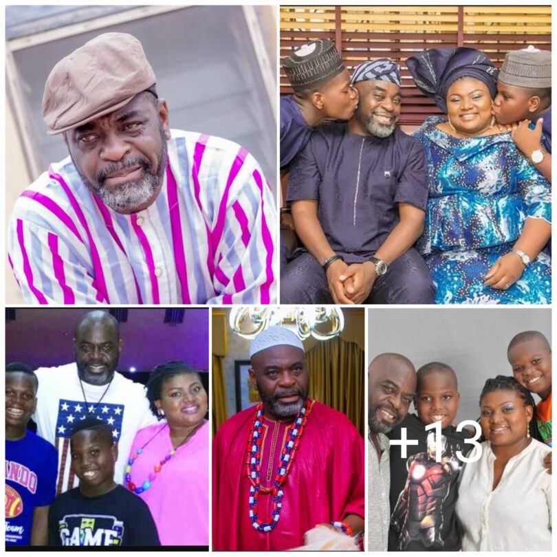 Meet Yoruba Actor Funsho Adeola, His Wife And Their Children {photos}