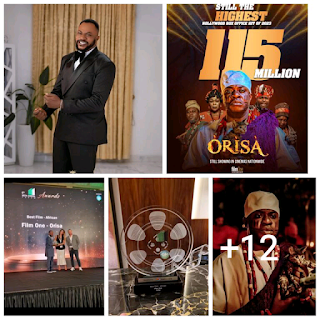 Congratulations Pour In As Actor Odunlade Adekola Bags First International Award For His Popular Movie "ORISA" (Photos) ‎