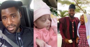 Congratulations Pours As Actor Ibrahim Chatta Third Wife Olaide Aishat Gives Birth To Baby Girl