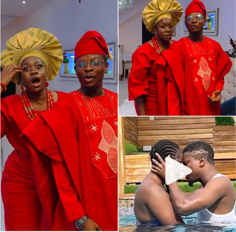 “Happy married life to me and my sunshine” Actress Olayinka Solomon Says As She Dazzle In New Attires With Rotimi Salami (Video) Oya Whish US Well