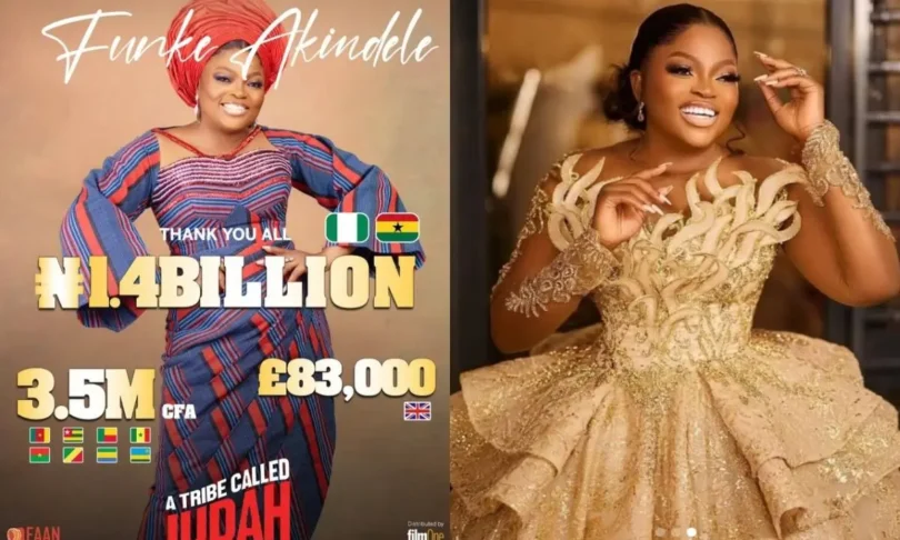 “I Am Very Grateful For The Record-Breaking Journey”- Actress Funke Akindele Rejoice As Her Movie A Tribe Called Judah Hit 1.4 Billion
