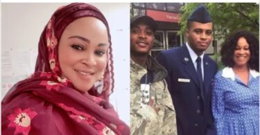 Meet The Nollywood Actress, Bukky Wright Whose Son, Eniola Is An American Air Force Officer (Photos)