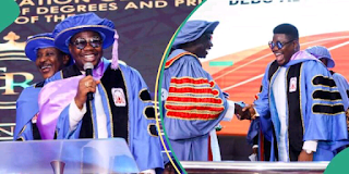 Congratulations Pours In As Popular Actor and Comedian, Mr. Macaroni Bags Doctorate Degree From University In Ibadan (Photos) ‎