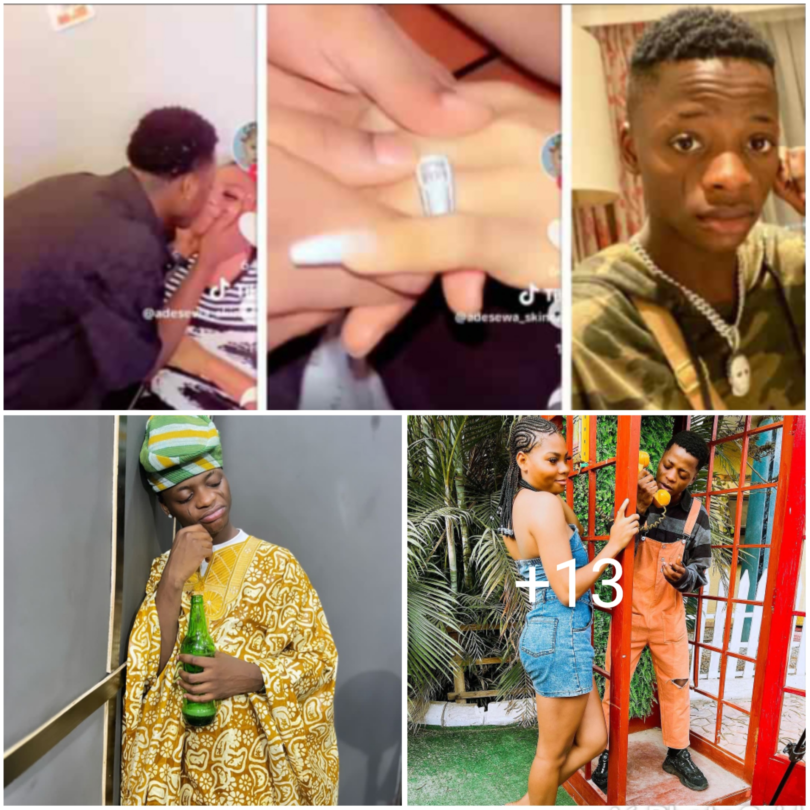 “18 wed 28” Mixed Reactions As Singer Destiny Boy Proposes To Girlfriend With Diamond Ring