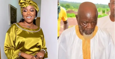 “I Tap Into The Grace of Long Life” Actress Biola Bayo Says As She surprise Veteran Actor, Charles Olumo with cash gift on his 100th Birthday (Video)