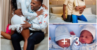 “I’m The Latest Baba Ibeji In Town”– Congratulations Pour In As Nollywood Actor Luyek Adewale Give Birth Twins Today. (Watch)