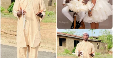 “Ramadan Kareem To All My Muslim Brothers And Sister”– Baba Ibeji Adeniyi Johnson Stun Many With His Shoe And Outfit