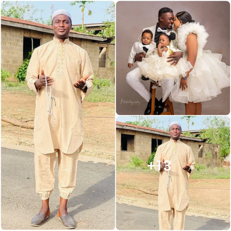 “Ramadan Kareem To All My Muslim Brothers And Sister”– Baba Ibeji Adeniyi Johnson Stun Many With His Shoe And Outfit