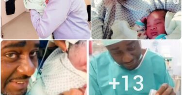 Actor Emeka Ike welcomes baby girl with his wife as he clocks new age today (Photos/Video)