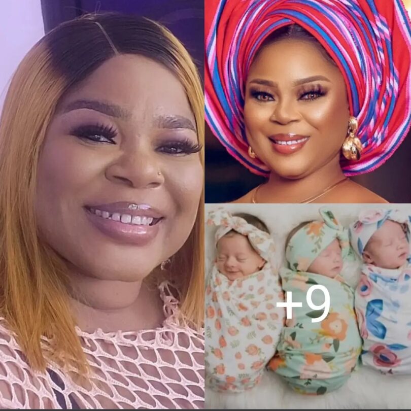 “Big congratulations to me” actress Funke Etti says as she welcome triplet (video) ‎