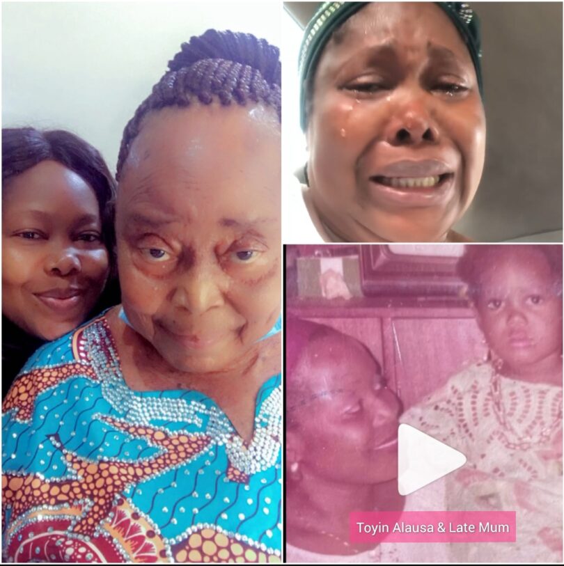 “I Missed All The Goodbye Signal”– Actress Toyin Alausa In Tears As Her Mother Pass Away (Video) ‎