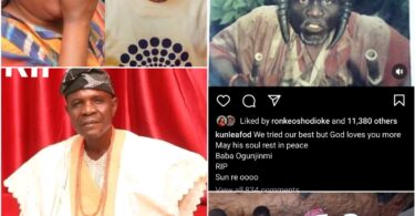 “I Tried My Best But God Love You More”– Kunle Afod Mourn The Death Of Veteran Actor Baba Ogunjinmi As He Passes On Today