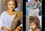 Latest Iya Iyawo In Town, May We Eat The fruit Of Our Labor”- Mercy Aigbe Stunning Look As She Step Out For Her Daughter’s Friend Wedding