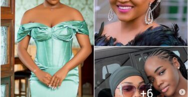 “See Me And My Twins, Who Is More Beautiful”- Mercy Aigbe Says As She Share Cute Photo Witg Her Daughter