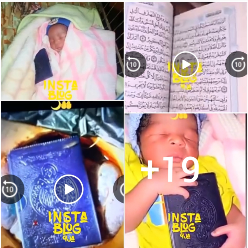 Video Trends As Nigerian woman Reportedly gives Birth To A Baby with A Quran in his Hands (Watch)