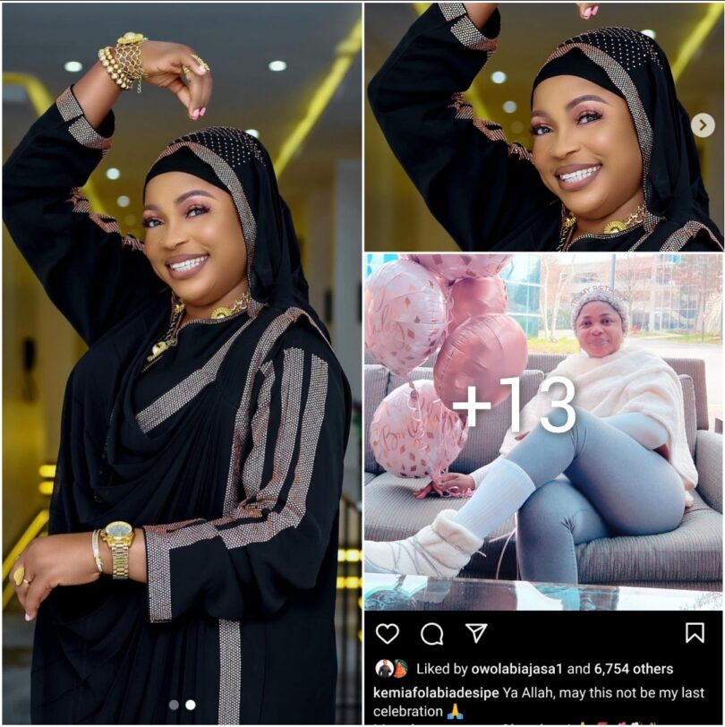 “Ya Allah, may this not be my last celebration”- Kemi Afolabi Says As She Celebrate Her Birthday Today