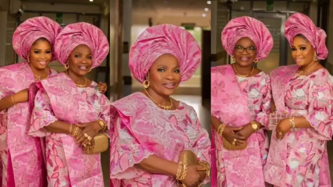 “Will you please help me welcome this lovely woman to the seventh floor?”- Actress Tawa Ajisefeni Throws A Fabulous 70th Birthday Party for Her Mother