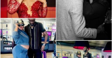 Actress Omoborty reveals she is expecting a baby with her fiance…Congratulation to them (Photos)