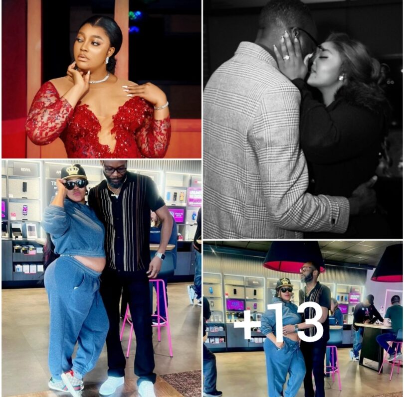 Actress Omoborty reveals she is expecting a baby with her fiance…Congratulation to them (Photos)